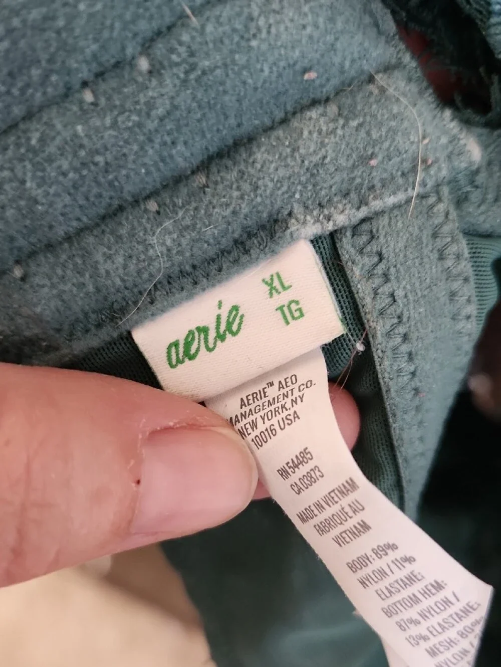 aerie Eyelash Lace Longline Bralette in Palm - Picture 2 of 12